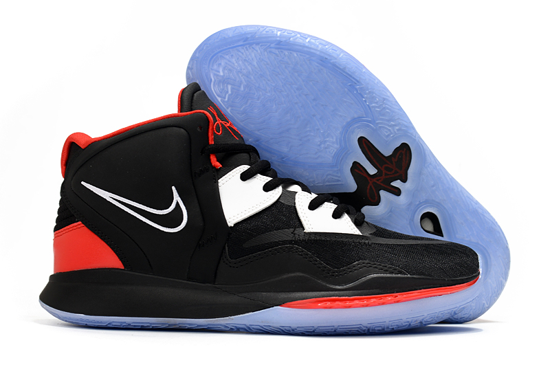 Nike Kyrie 8 Black Red White Ice Sole Shoes